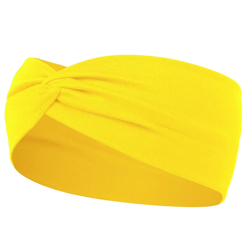 Women Cross Solid Color Hair Bands Girls Fashion Leopard Print Elastic Knitted Headbands Vintage Turban Make Hair Accessories