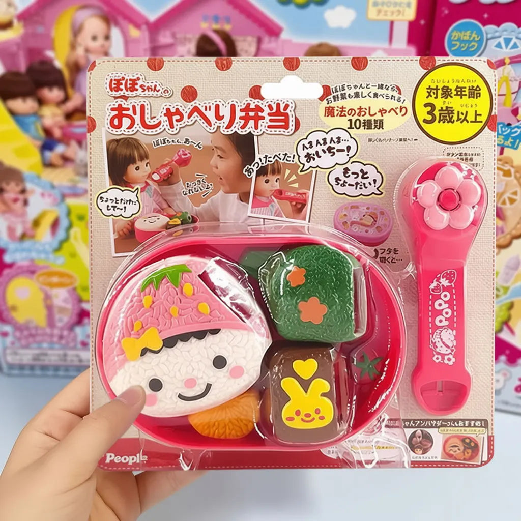 @9 Types Food Feeding Toy Japanese Pudding Feeding Toy Ramen Ice Cream Jelly Strawberry Pudding Set Kids' Role Play Toys Gifts