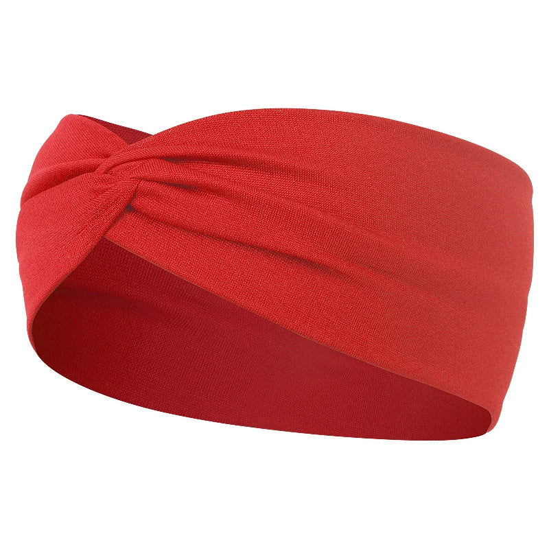 Women Cross Solid Color Hair Bands Girls Fashion Leopard Print Elastic Knitted Headbands Vintage Turban Make Hair Accessories