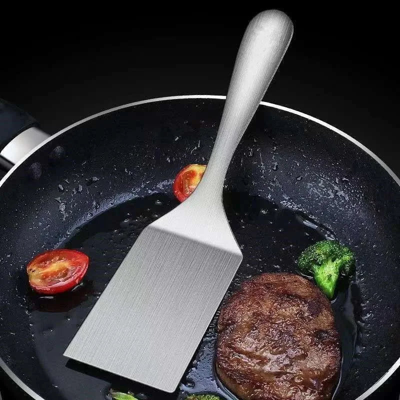 Restaurant home small pan spatula stainless steel flat spatula steak spatula pancake spatula tiramisu spatula teppanyaki spatula