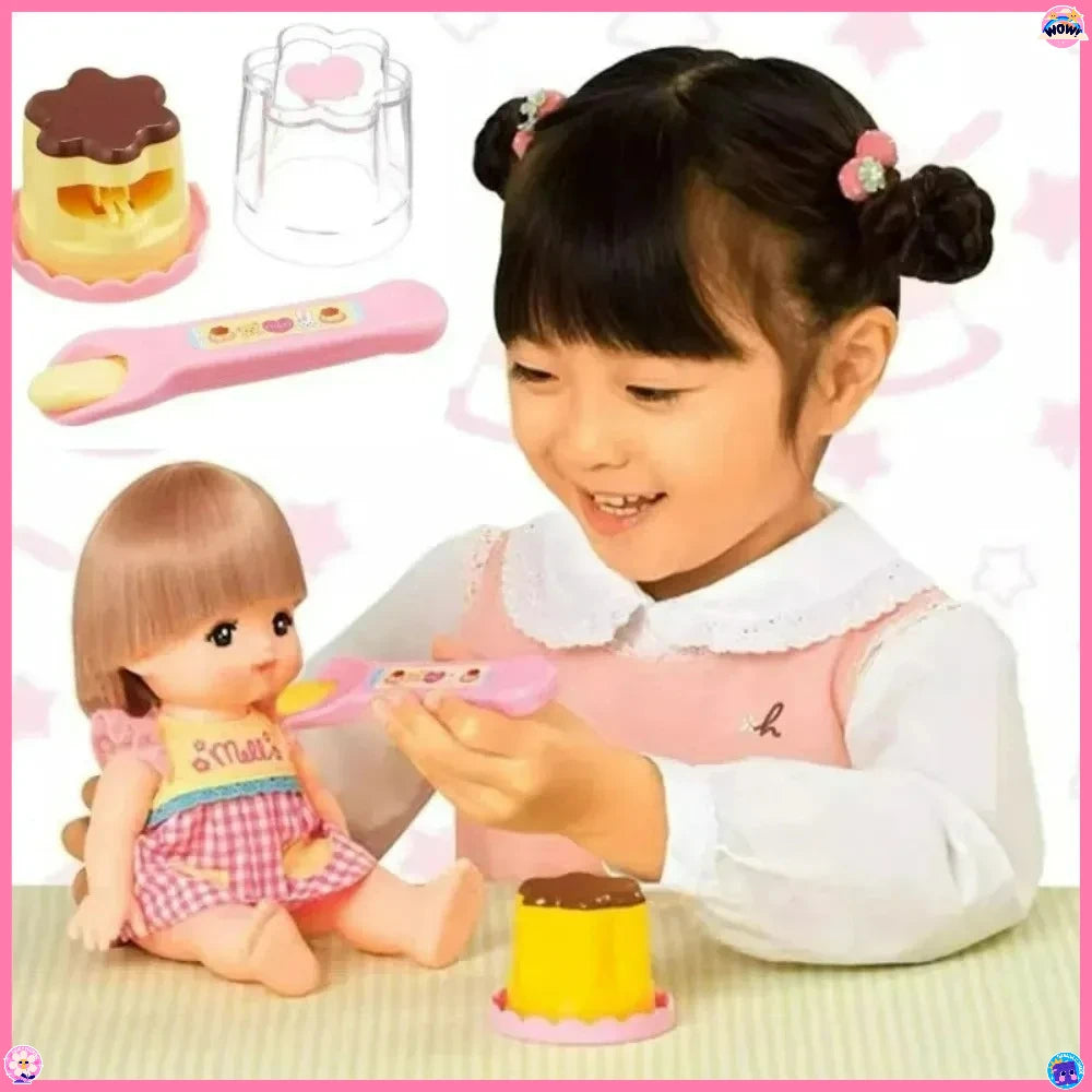 @9 Types Food Feeding Toy Japanese Pudding Feeding Toy Ramen Ice Cream Jelly Strawberry Pudding Set Kids' Role Play Toys Gifts