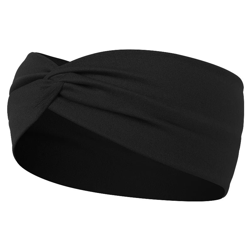 Women Cross Solid Color Hair Bands Girls Fashion Leopard Print Elastic Knitted Headbands Vintage Turban Make Hair Accessories