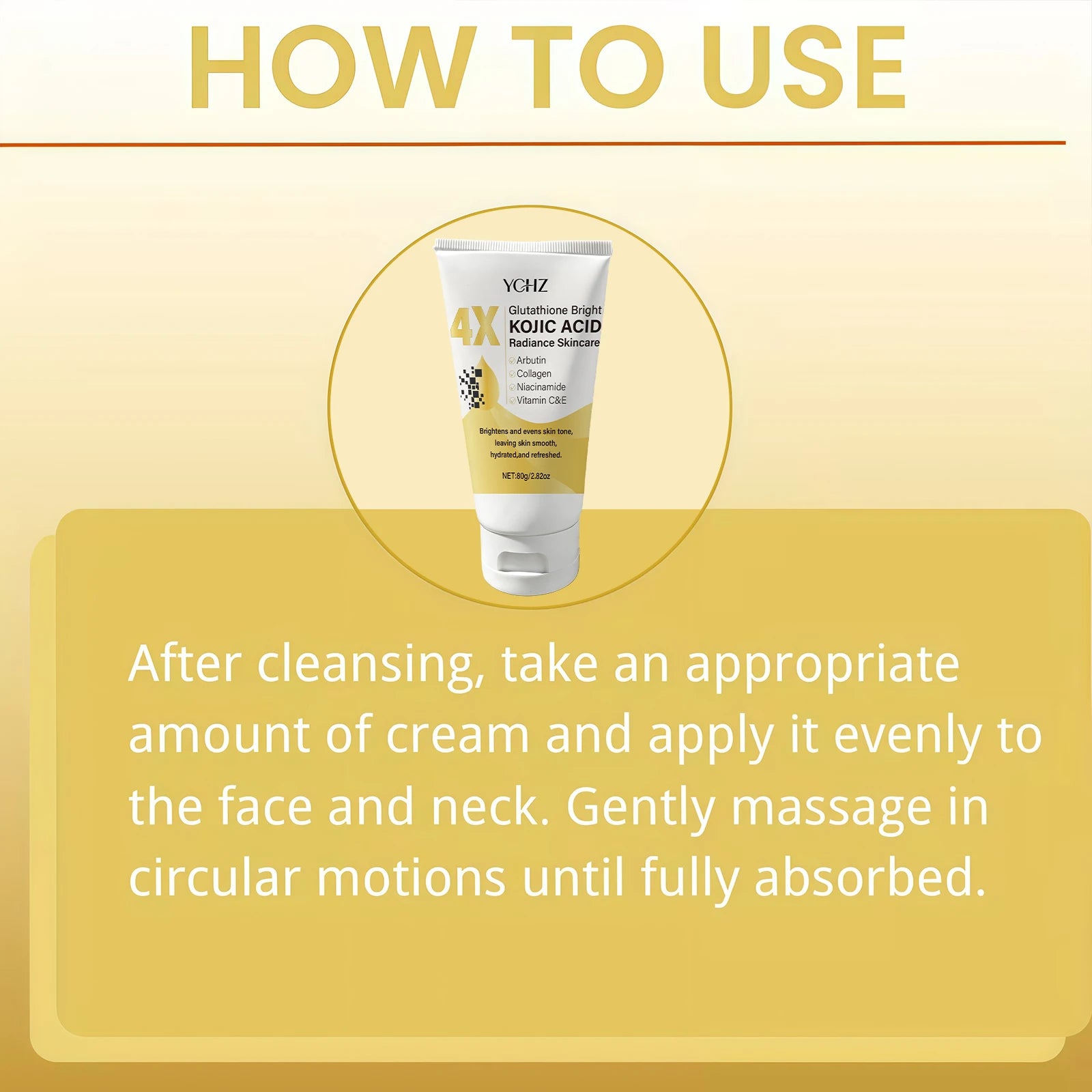 KOJIC ACID Brightening cream - Dark spots & glowing skin, Suitable for Both Men and Women - Whitening and Moisturizing Cream, for Day and Night Use