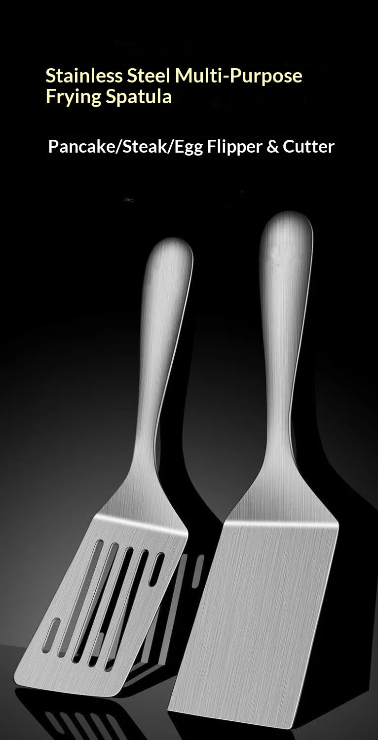 Restaurant home small pan spatula stainless steel flat spatula steak spatula pancake spatula tiramisu spatula teppanyaki spatula