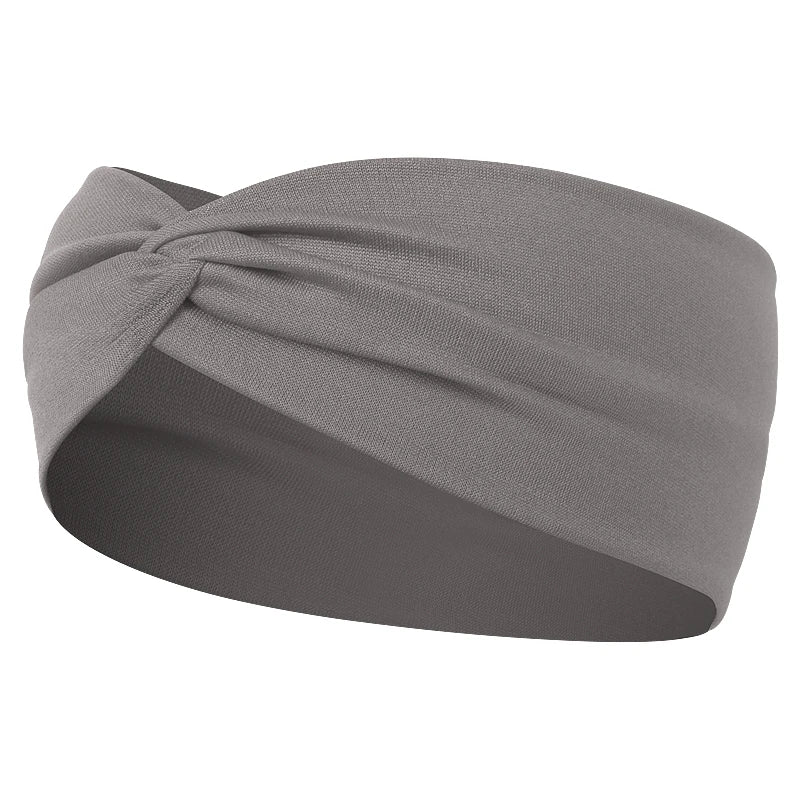 Women Cross Solid Color Hair Bands Girls Fashion Leopard Print Elastic Knitted Headbands Vintage Turban Make Hair Accessories