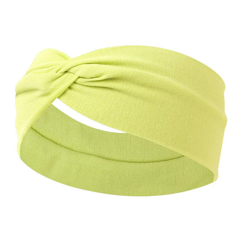 Women Cross Solid Color Hair Bands Girls Fashion Leopard Print Elastic Knitted Headbands Vintage Turban Make Hair Accessories