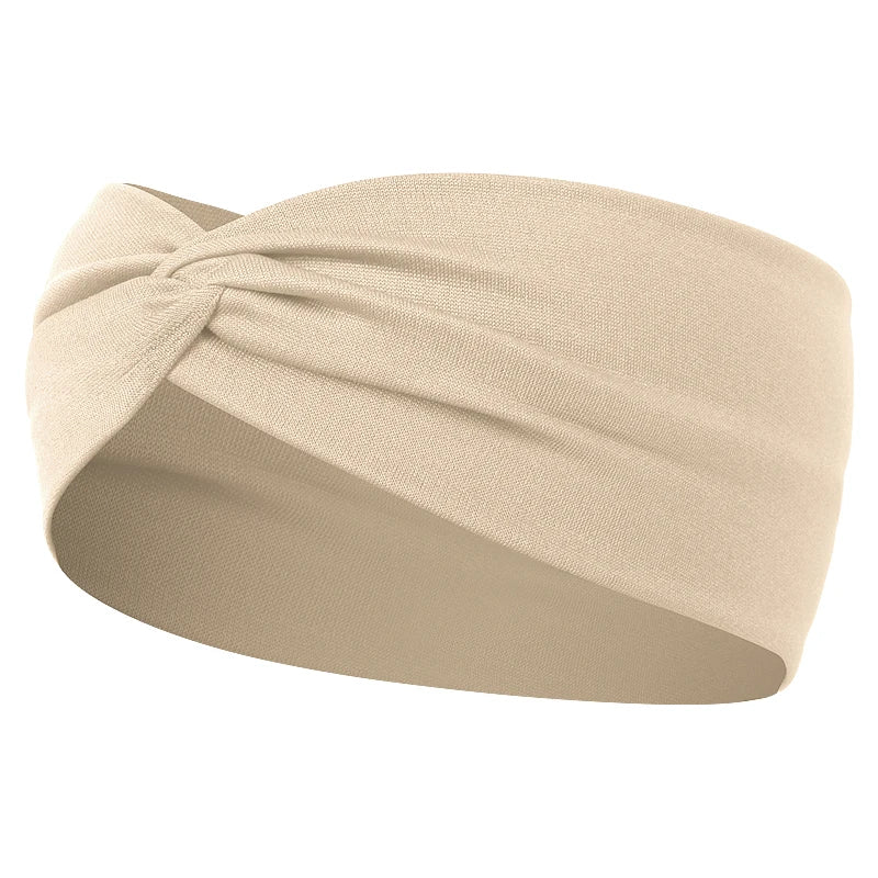 Women Cross Solid Color Hair Bands Girls Fashion Leopard Print Elastic Knitted Headbands Vintage Turban Make Hair Accessories