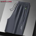 Summer Men's Shorts Cool Sportswear Running Sport Shorts Casual Bottoms Gym Fitness Training Jogging Short Pants Men Black Gray