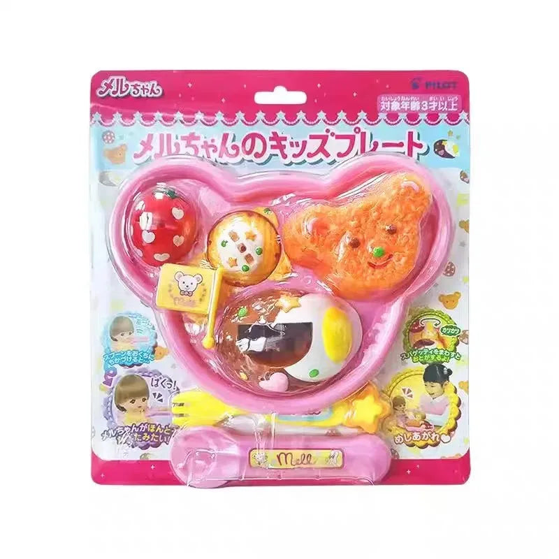 @9 Types Food Feeding Toy Japanese Pudding Feeding Toy Ramen Ice Cream Jelly Strawberry Pudding Set Kids' Role Play Toys Gifts