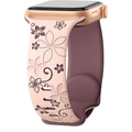 Engraved Strap For Apple Watch Band 46mm 40mm 44mm 41mm 42 45 49mm silicone bracelet For iwatch series 11 10 9 7 se 6 5 8 ultra