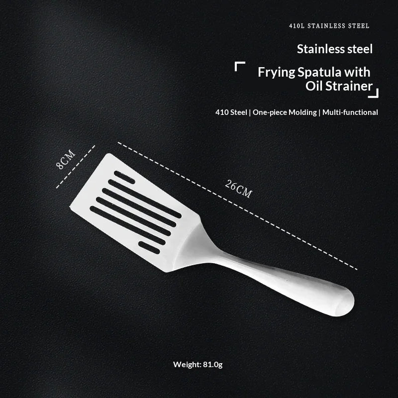 Restaurant home small pan spatula stainless steel flat spatula steak spatula pancake spatula tiramisu spatula teppanyaki spatula