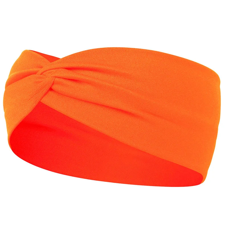 Women Cross Solid Color Hair Bands Girls Fashion Leopard Print Elastic Knitted Headbands Vintage Turban Make Hair Accessories