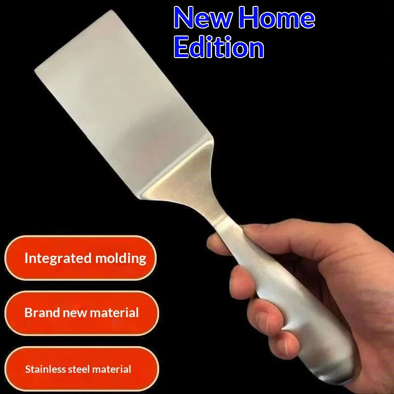 Restaurant home small pan spatula stainless steel flat spatula steak spatula pancake spatula tiramisu spatula teppanyaki spatula